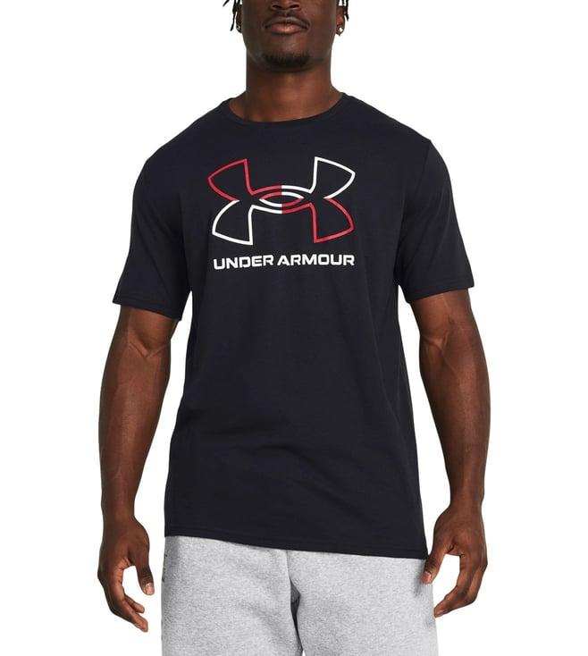 under armour black foundation short sleeve t-shirt