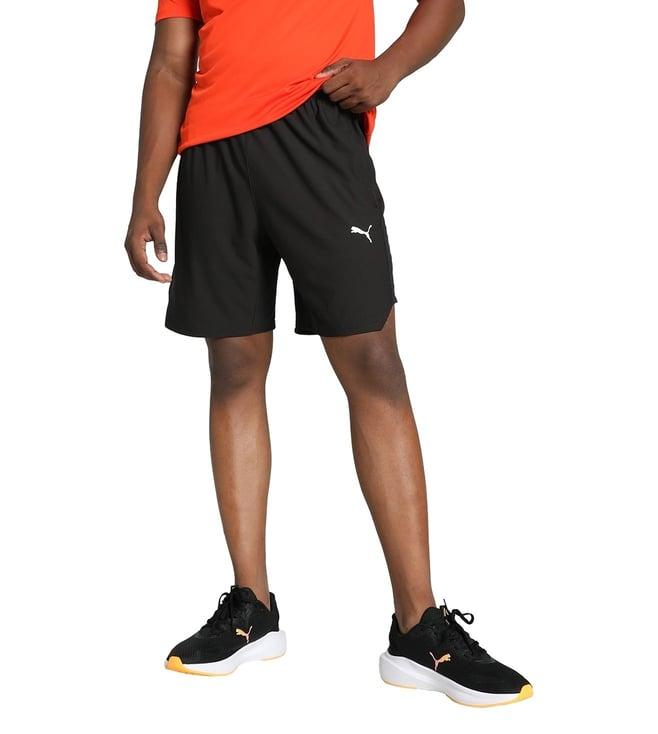 puma black fuse stretch men's 7" training shorts