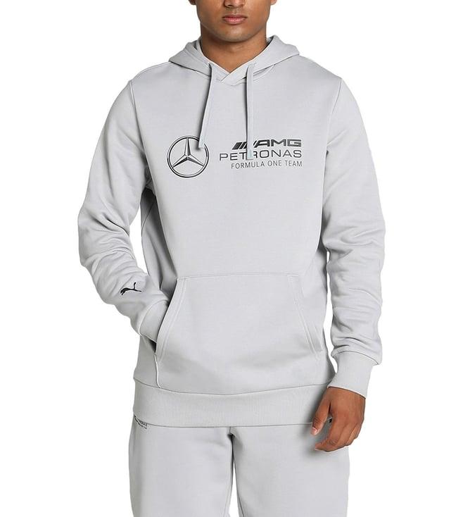 puma team silver mercedes-amg petronas f1 men's motorsport hoodie