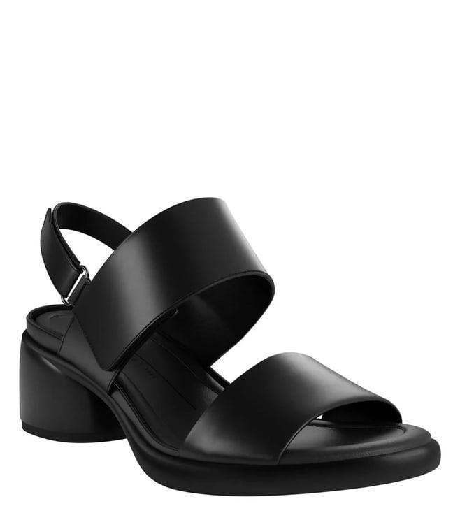 ecco women's sculpted lx 35 black back strap sandals