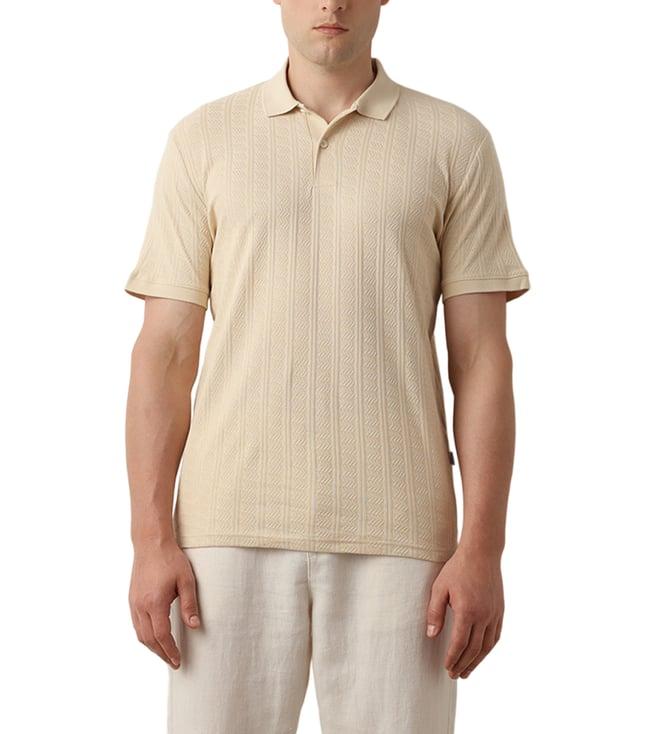 selected homme fog striped slim fit polo t-shirt