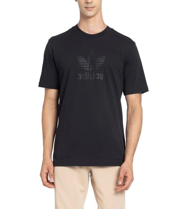 adidas originals black mono t-shirt