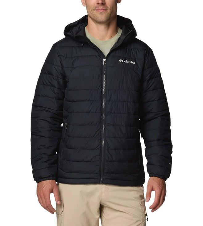 columbia mens black powder lite ii hooded jacket