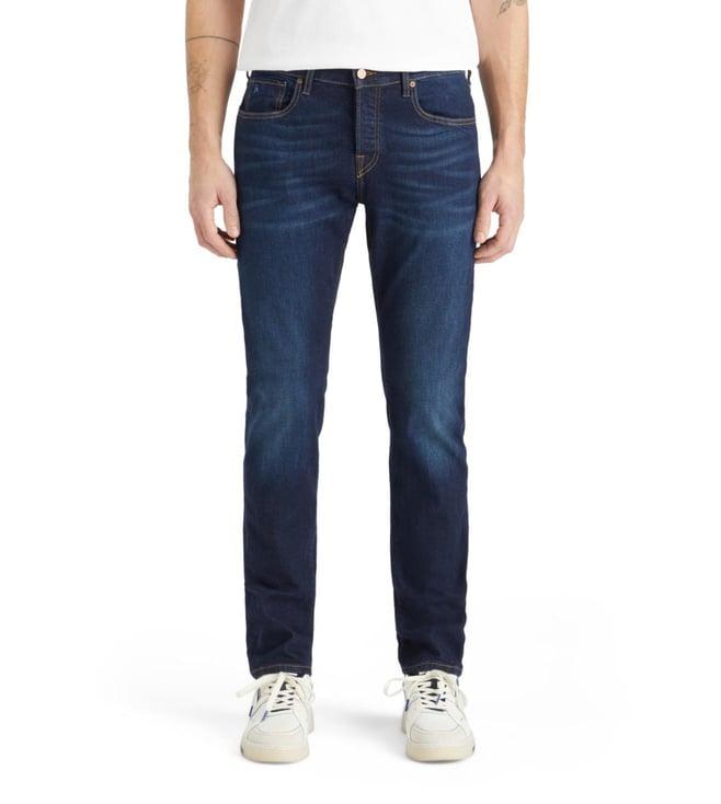 scotch & soda beaten blue core ralston regular slim jeans