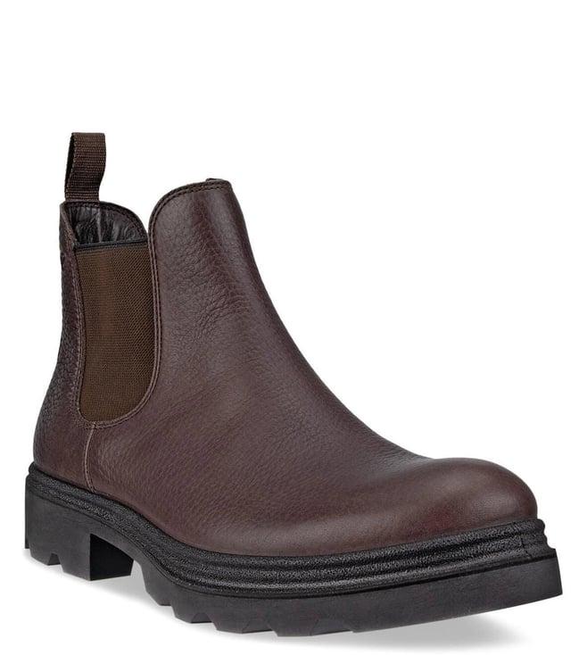 ecco men's grainer coffee chelsea boots