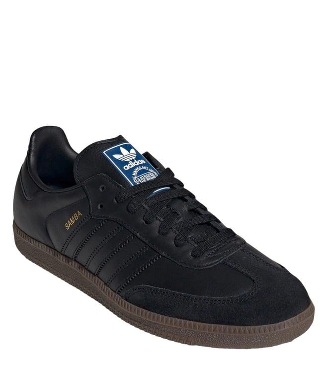 adidas originals men's black samba og sneakers