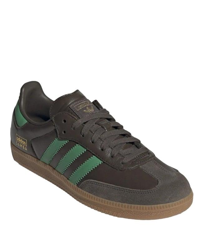 adidas originals men's green samba og sneakers