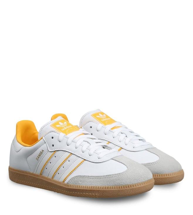 adidas originals men's white samba og sneakers