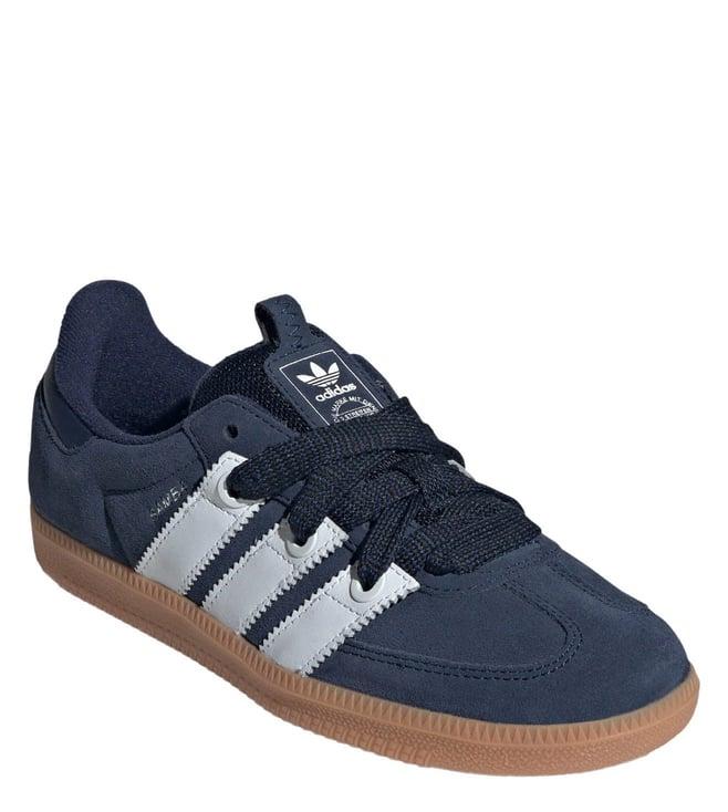 adidas originals women's blue samba og w sneakers