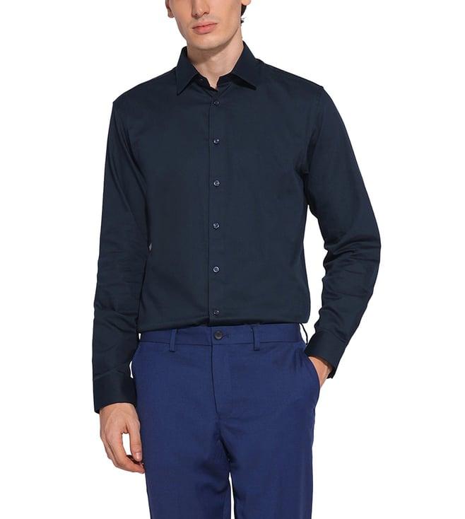 selected homme sky captain slim fit shirt