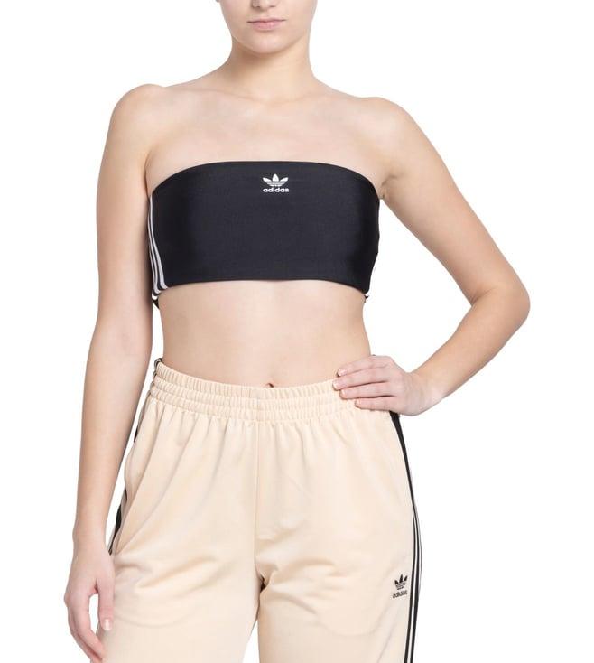 adidas originals women black 3s tube top