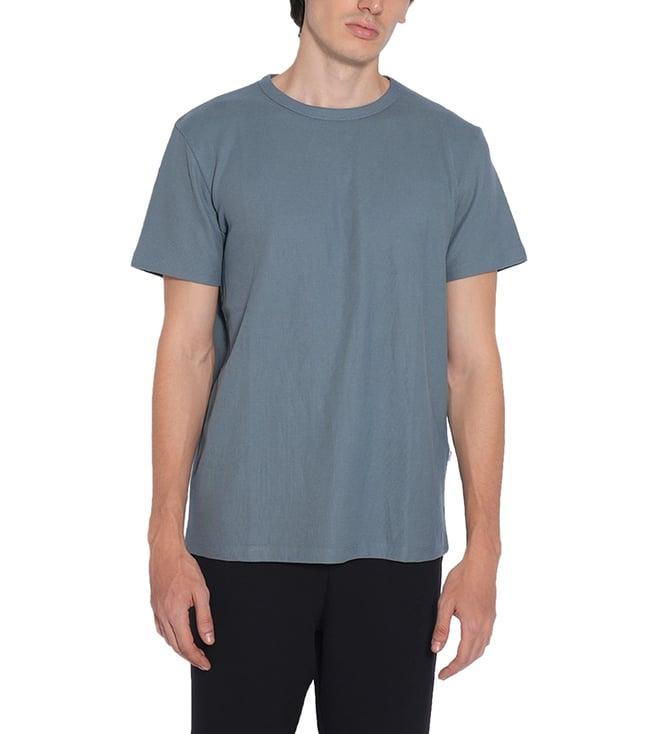 selected homme goblin blue regular fit t-shirt