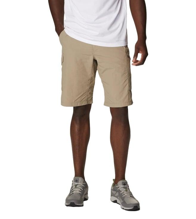 columbia mens beige omni-wick silver ridge cargo short