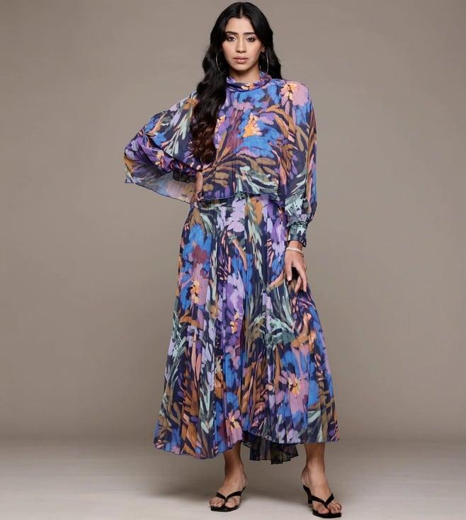 ritu kumar multi color pheonix jumpsuit