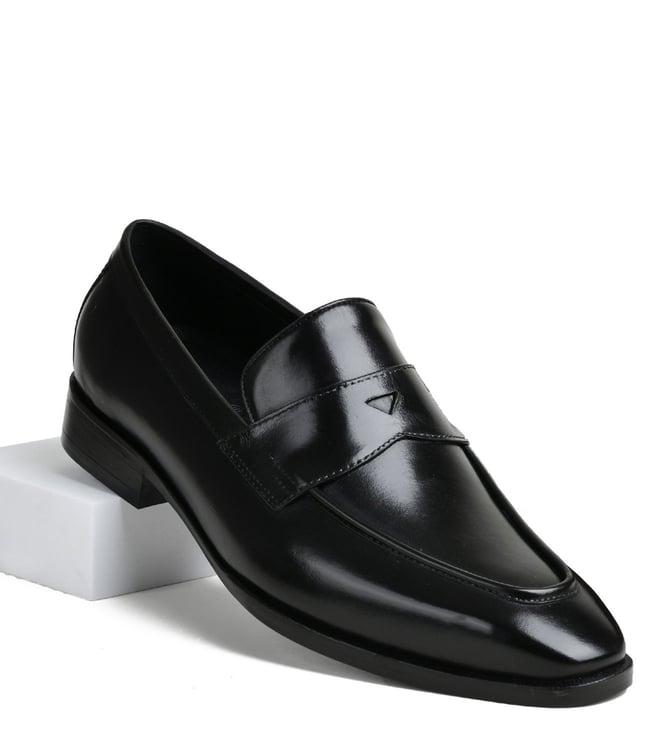 luxoro formello men's aiden penny black loafers