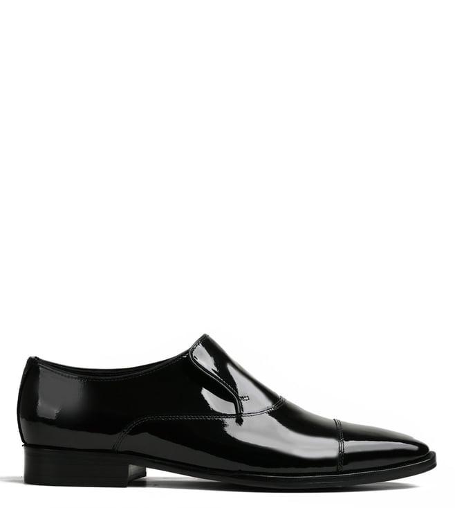 luxoro formello men's cosmin black slip on loafers