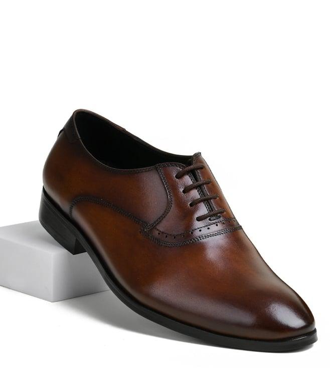 luxoro formello men's anton brown oxford shoes