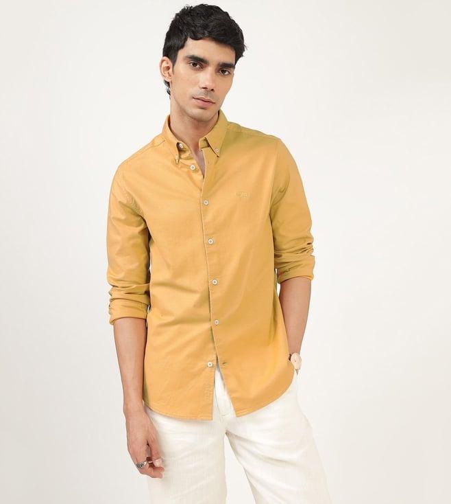 andamen signature gold regular solid shirt