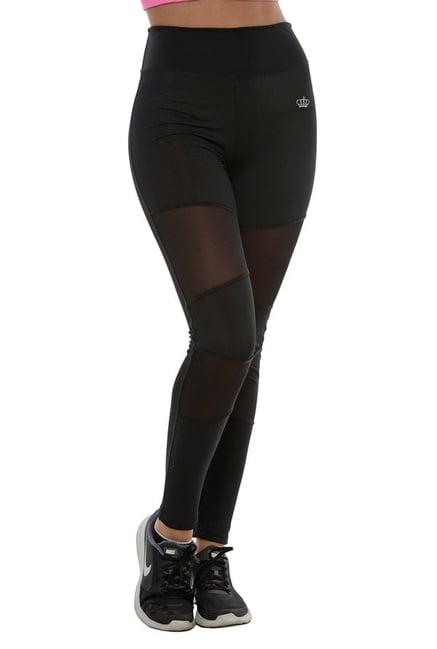 da intimo black ankle length tights