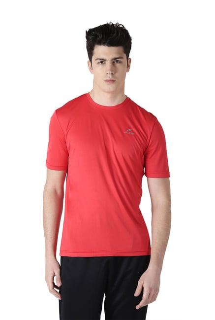 alcis red regular fit t-shirt