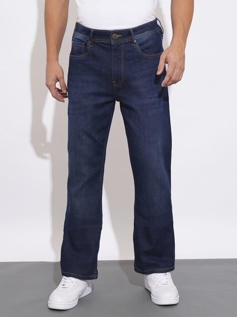 being human blue bootcut jeans