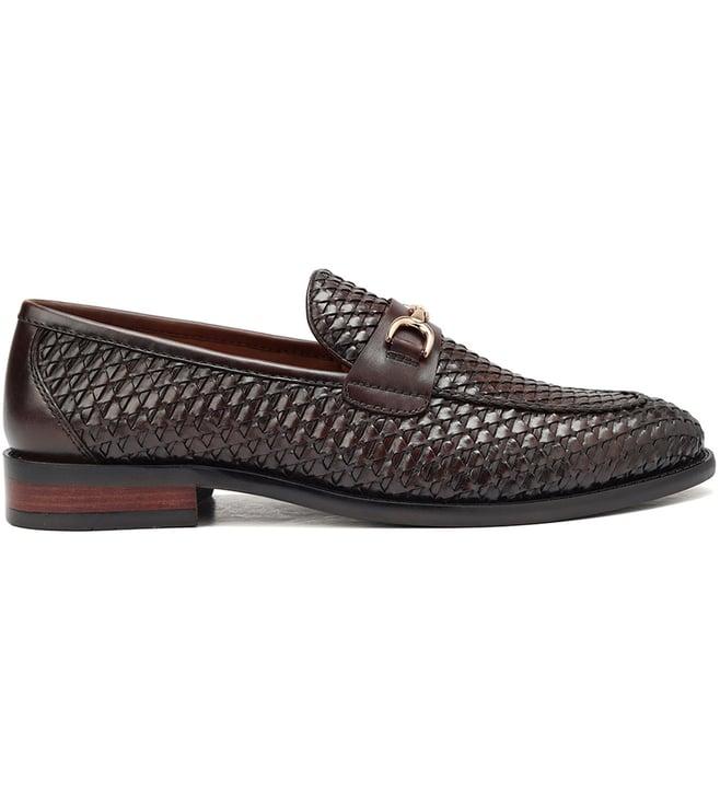 rosso brunello men's coffee loafers