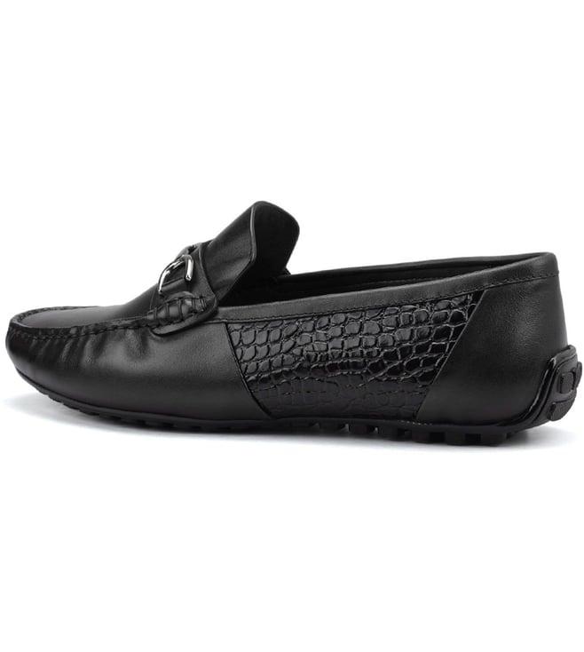 rosso brunello men's black loafers