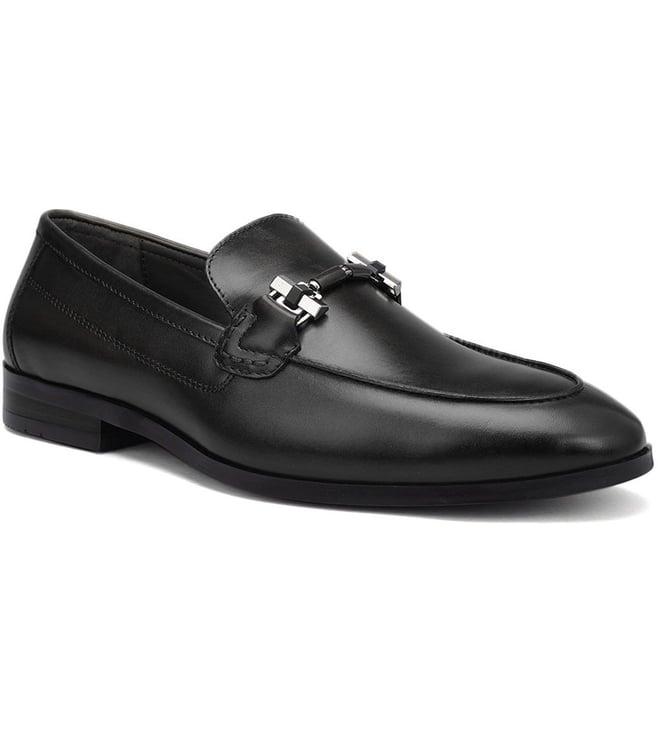 rosso brunello men's black loafers