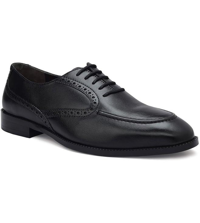 rosso brunello men's black formal oxford shoes