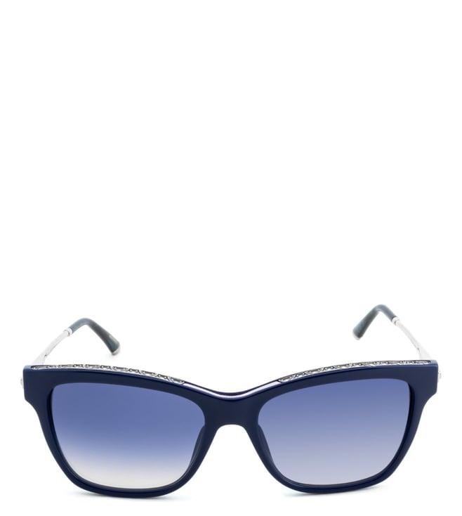 chopard blue uv protected square sunglasses for women sch272s569lrsg