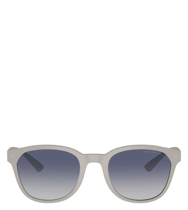 emporio armani essential leisure blue gradient butterfly sunglasses for men 0ea4225u61008753