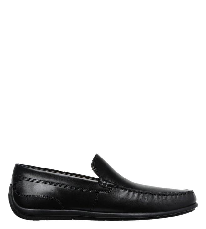 ecco men's classic moc 2.0 black loafers