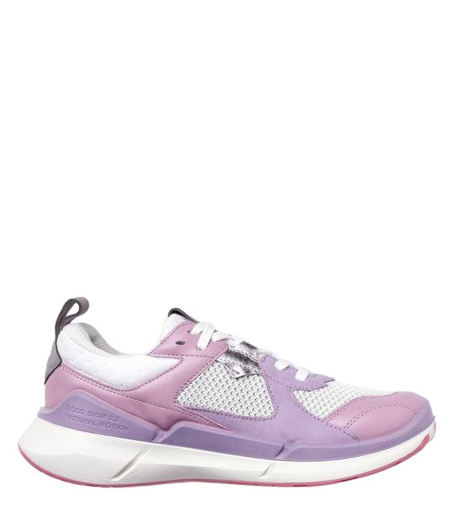 ecco women's biom 2.2 lavender mist, light purple & shadow white sneakers