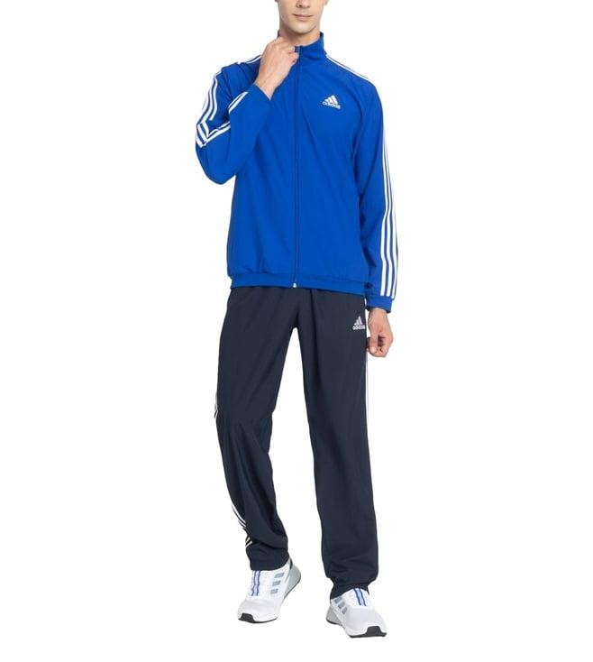 adidas blue in smu wv tt track suit