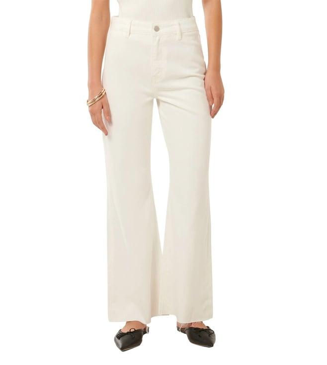 forever new wide leg white celia high rise jeans