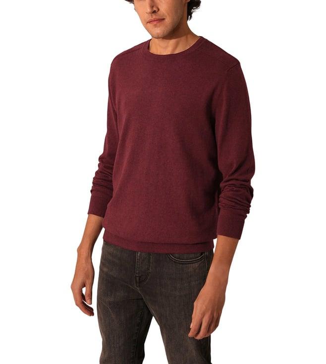 selected homme syrah knitted regular fit pullover