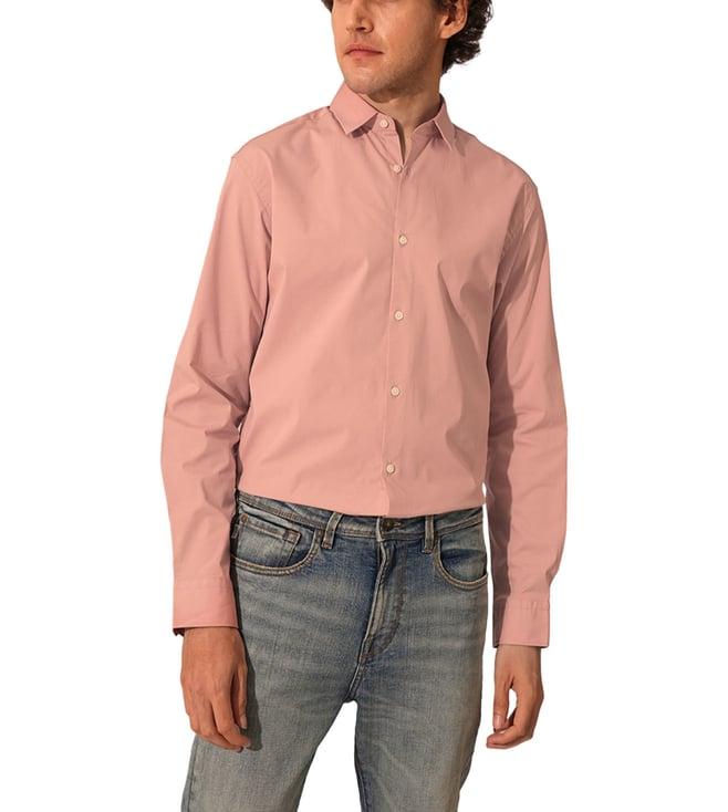 selected homme ash rose slim fit shirt