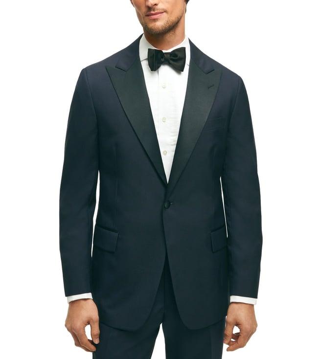 brooks brothers navy classic fit 1818 wool tuxedo