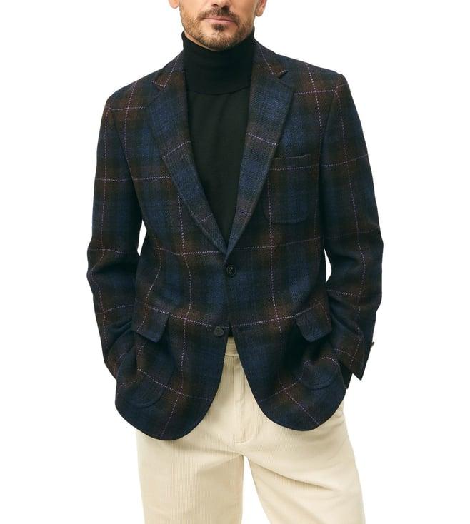 brooks brothers multi harry's tweed sports coat