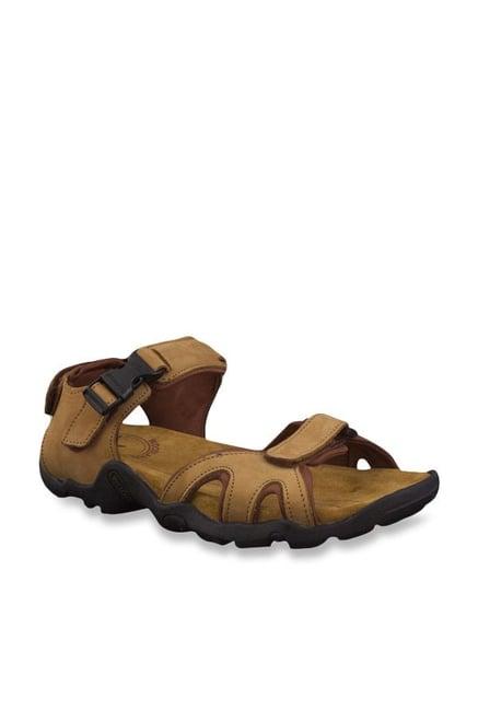 woodland men's copper back strap sandals