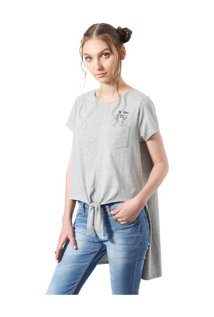 people grey textured top