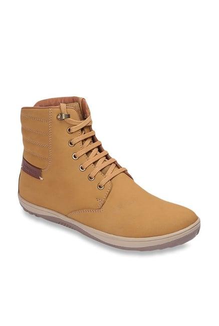 red chief men's rust derby boots