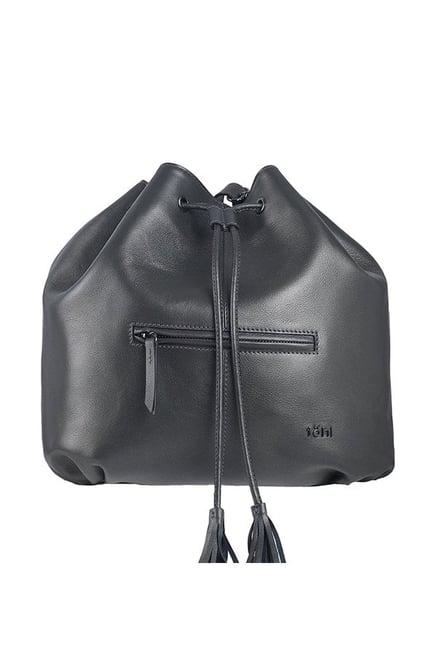 tohl rp1 montauk metallic grey tassel bucket backpack