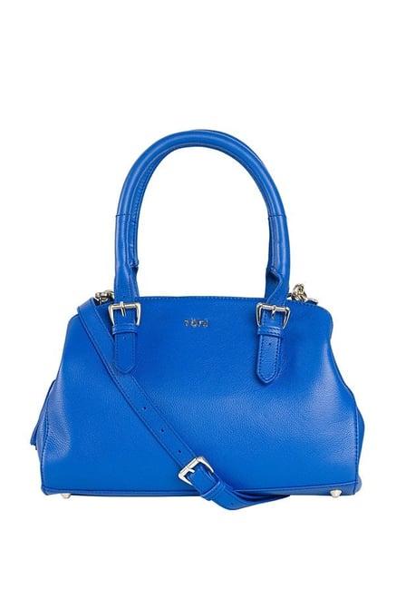 tohl rp1 alva cobalt blue tassel leather handbag