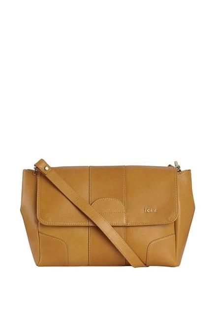 tohl rp1 joplin sunflower yellow panelled shoulder bag