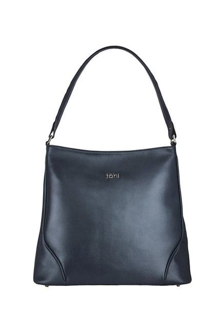 tohl rp1 alexa metallic carbon solid leather hobo bag