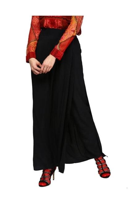 label ritu kumar black comfort fit pants