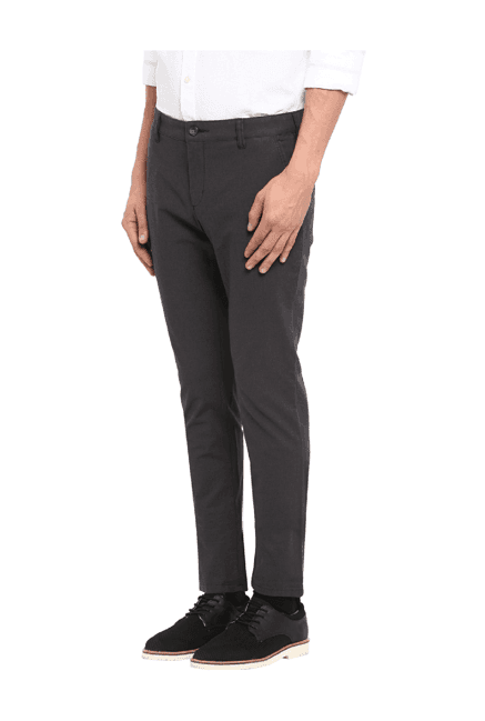 colorplus olive slim fit trousers