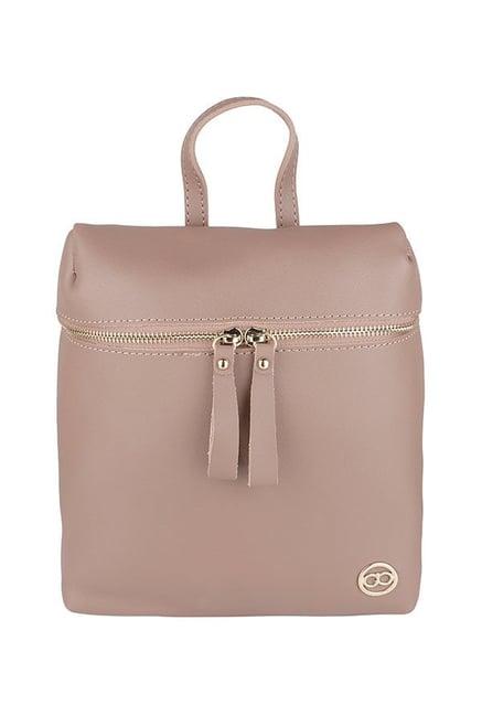 gio collection pink solid backpack