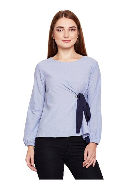 oxolloxo blue regular fit top